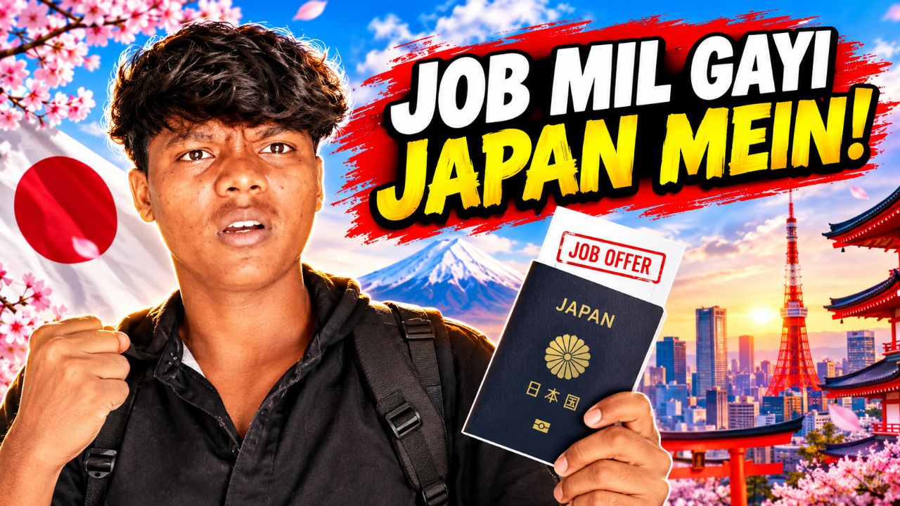 japan mein job mil gayi yar