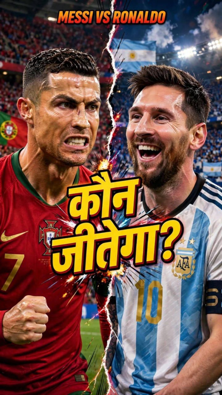 मेसी vs रोनाल्डो की लड़ाई हो गई! 😂