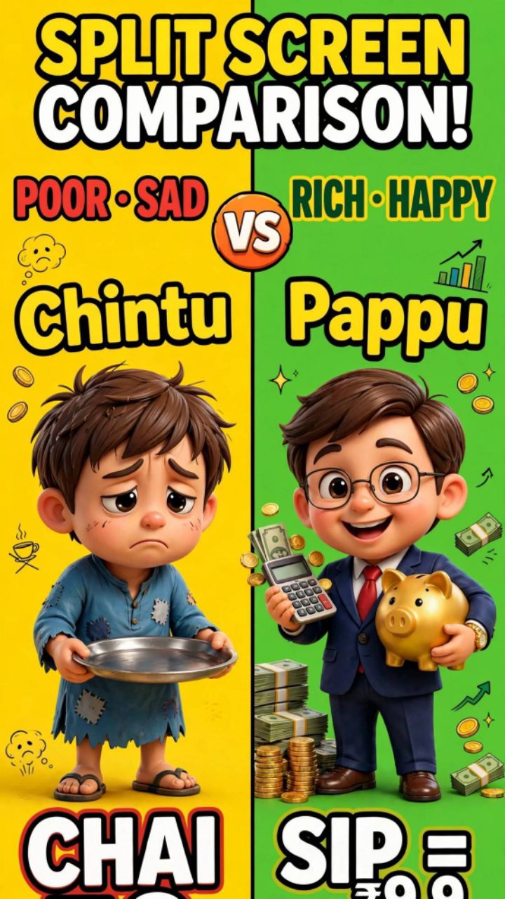 Chintu vs Pappu: Chai ya SIP? ₹1000 se 10 Lakh kaise bane? 😎