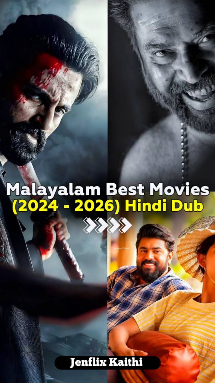 Malayalam Best Movies (2024–2026) Hindi Dubbed 😱 | #Shorts