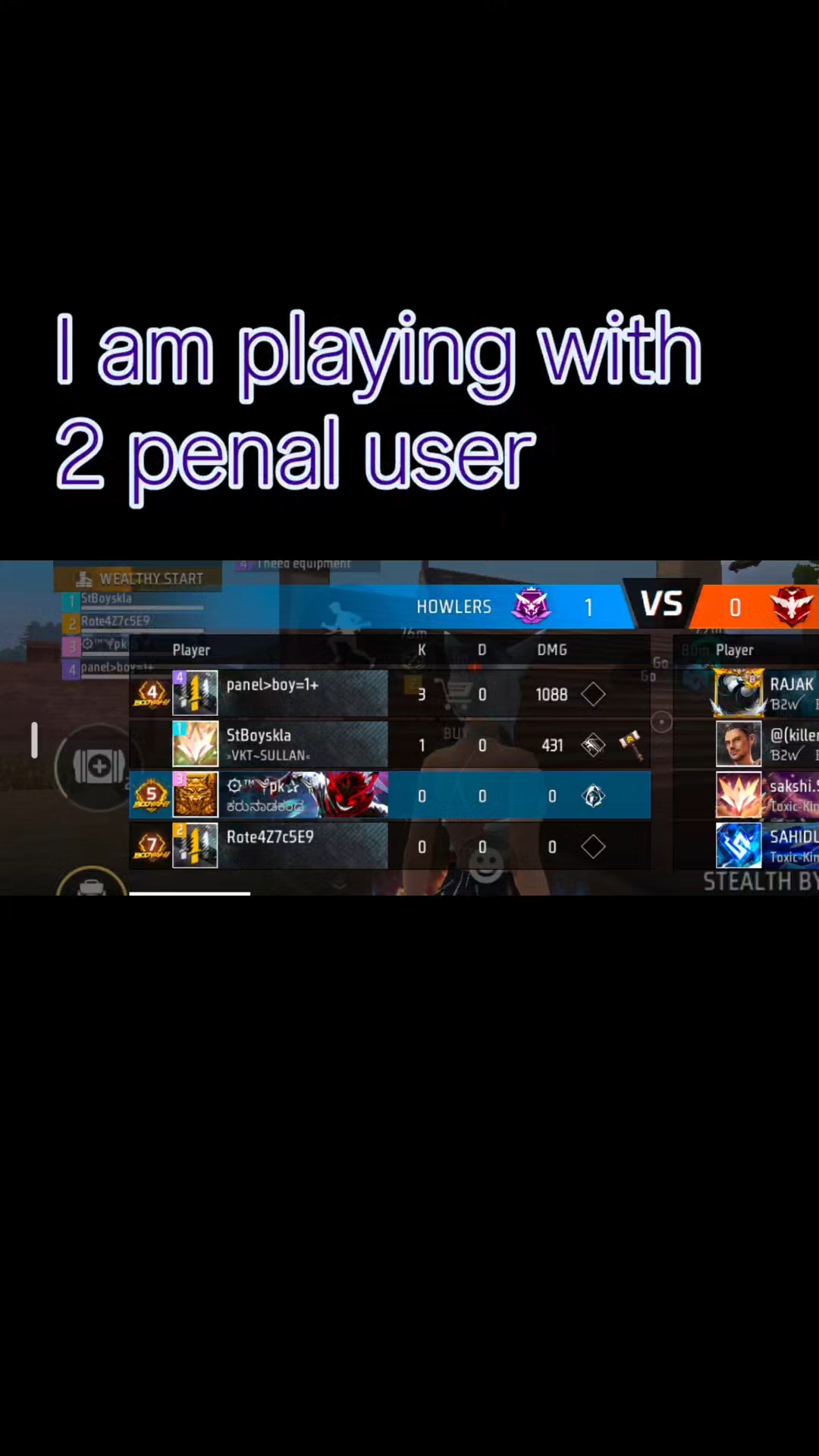 Playing with penal user 🤡🤡