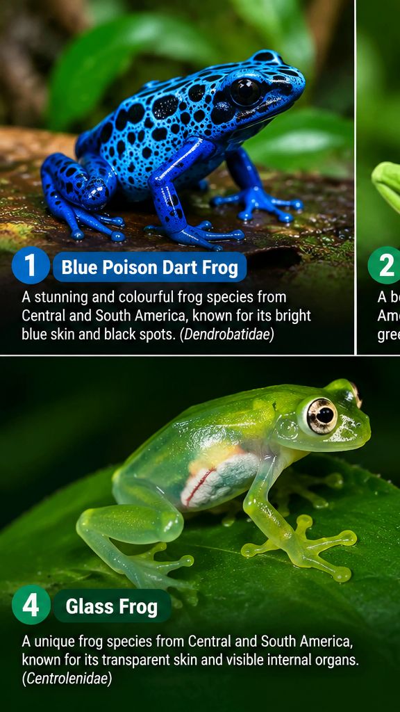 Discover 5 amazing frog species you won't believe exist! 🐸🌿