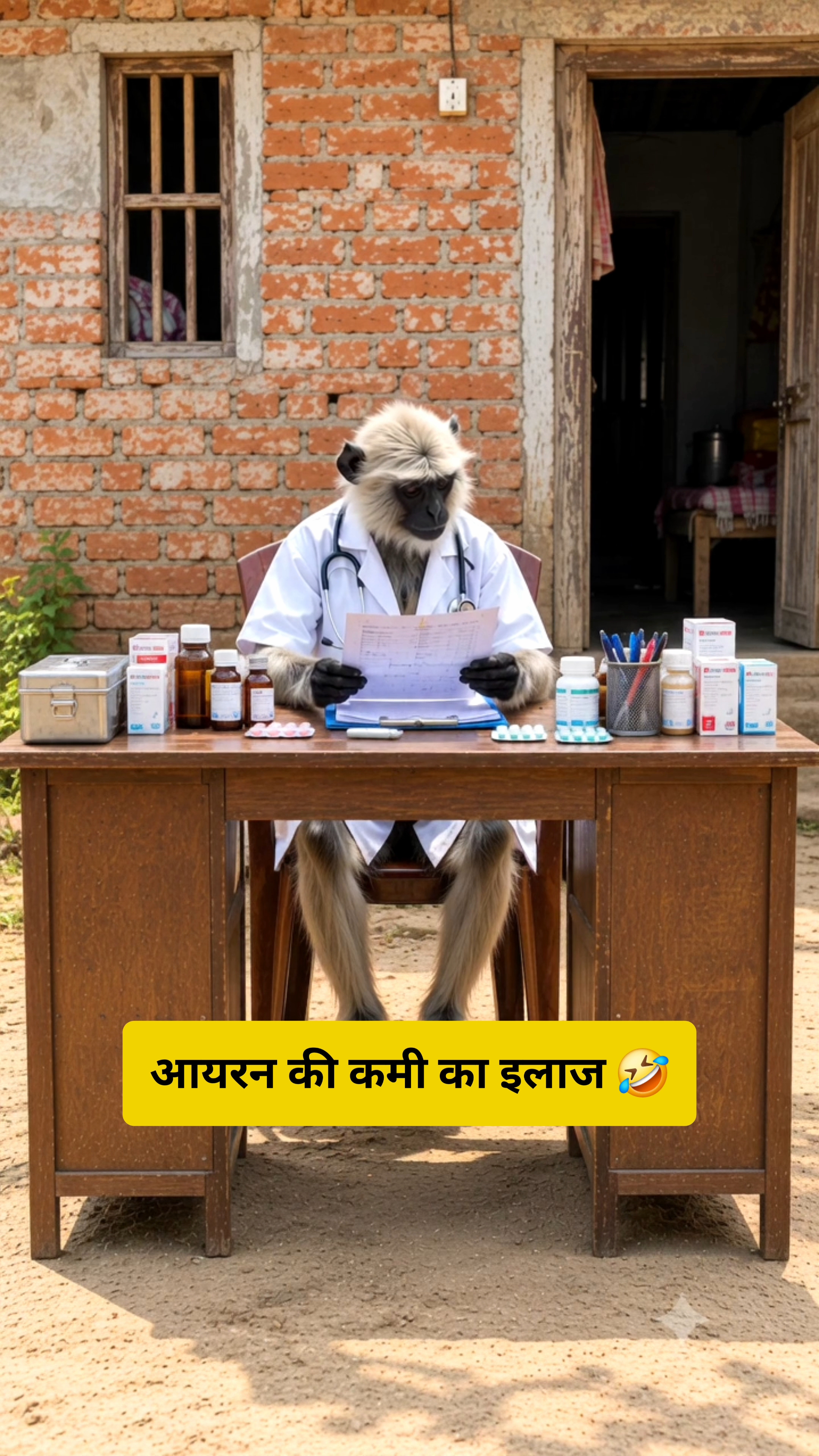 आयरन की कमी का इलाज 😂🔥 #funny #thetharpuns #aalupyajjoke #comedy