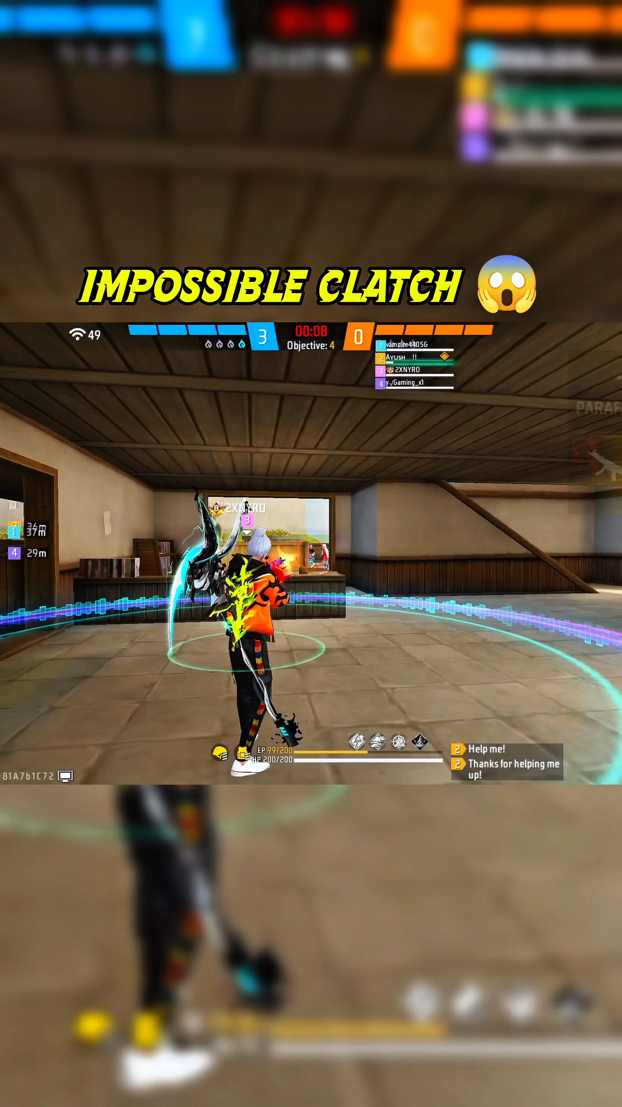 New Trick on 1v4 😱🔥 #shorts #freefire @Bideo