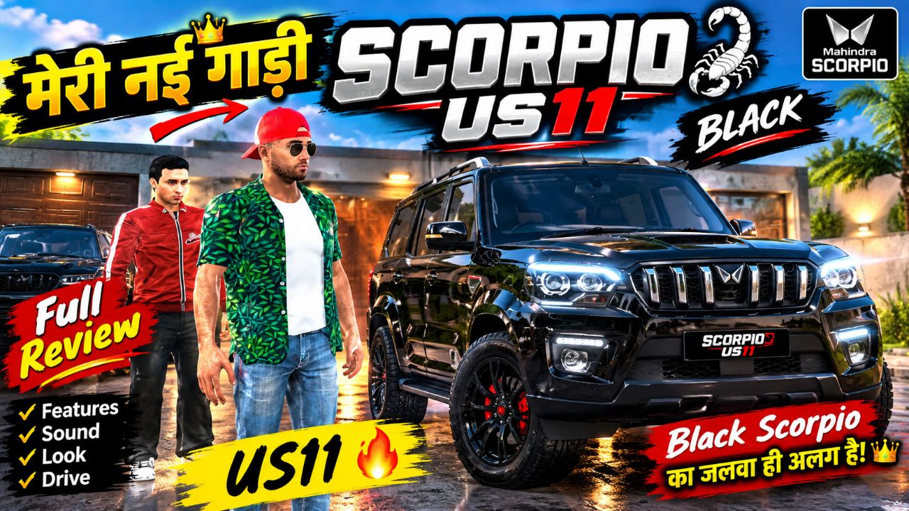 🚘 Finally मेरी नई Scorpio S11 आ गई 🖤🔥 | My Dream Car | Aashik Vlogger