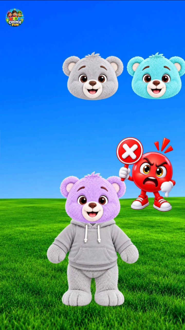 🧸 Which Teddy Color Is Your Favorite? 💜🩵🩶