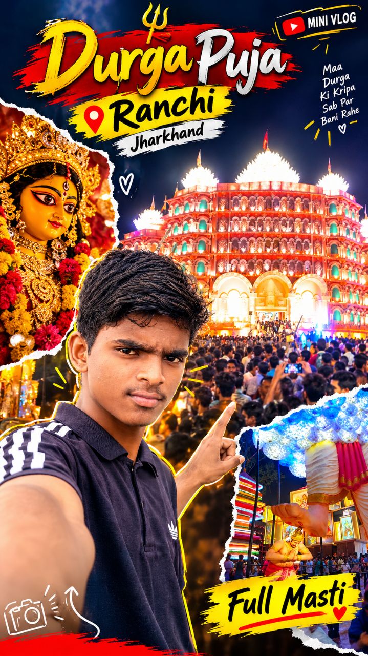 Durga Puja ranchi jharkhand 🔥🎀