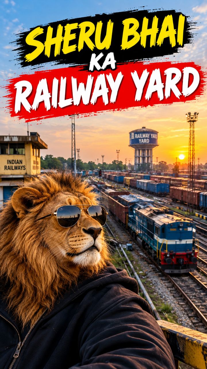 Sheru bhai ka railway yard #sherubhai #sherubadmash