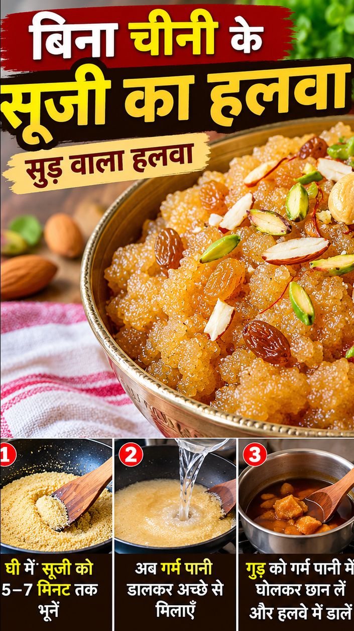 Without chini suji ka halwa