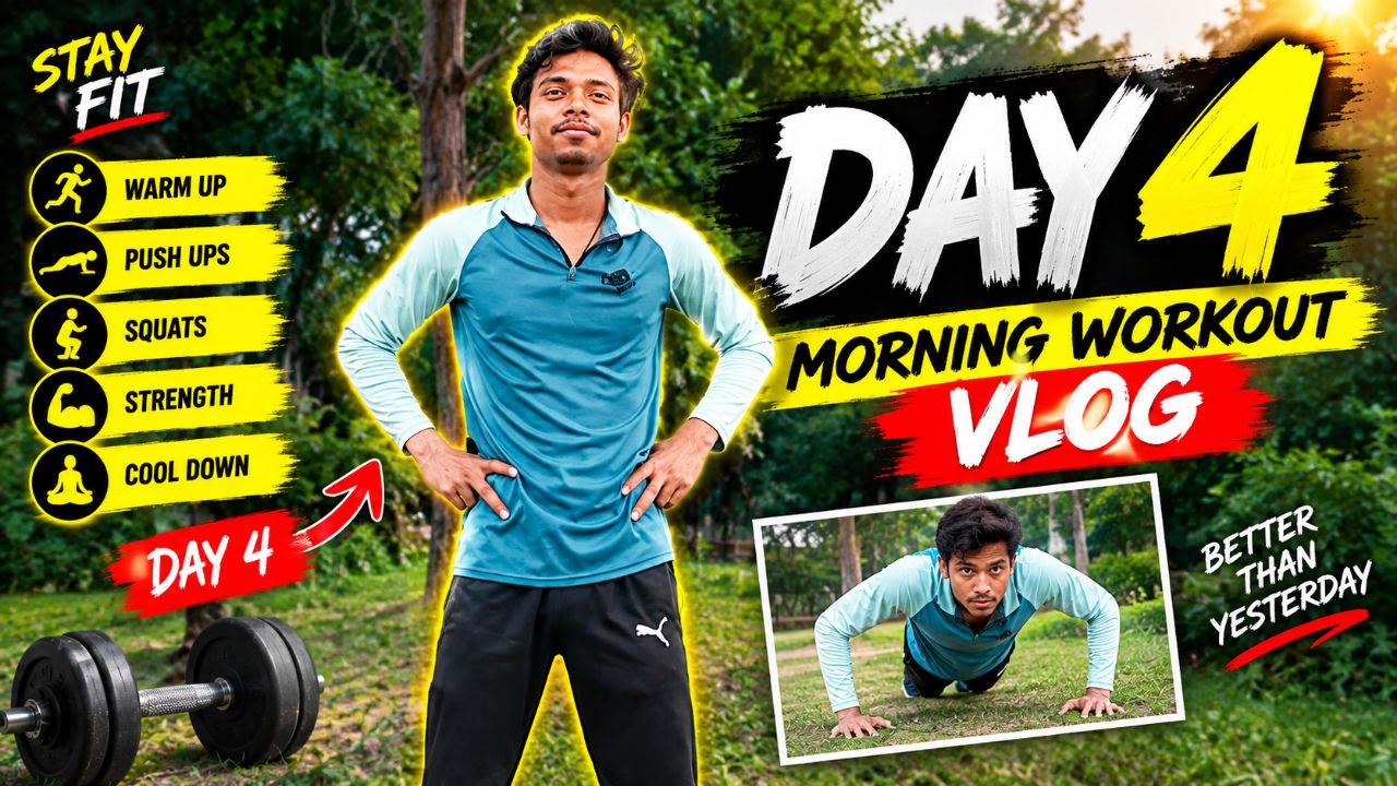 Day 4 Morning workout vlog!