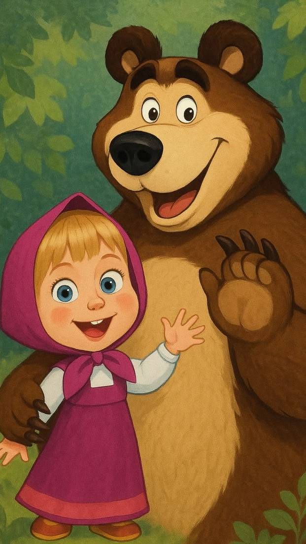 🐻 माशा और भालू की प्यारी दोस्ती ❤️ |