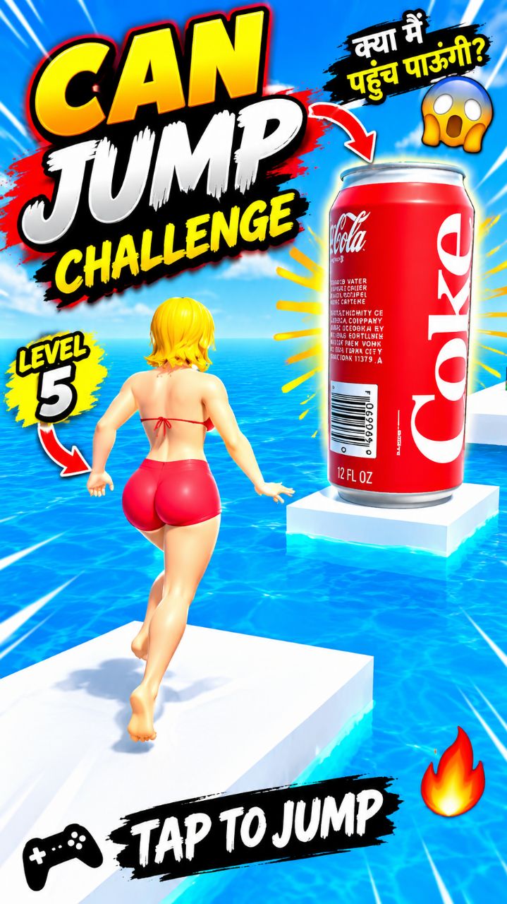 Squeeze girl can jump 😱