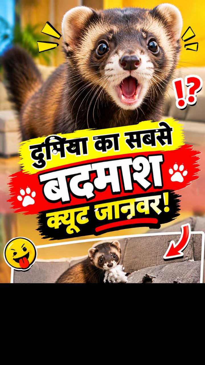 दुनिया का सबसे क्यूट और बदमाश जानवर! 🐾 Meet Sable