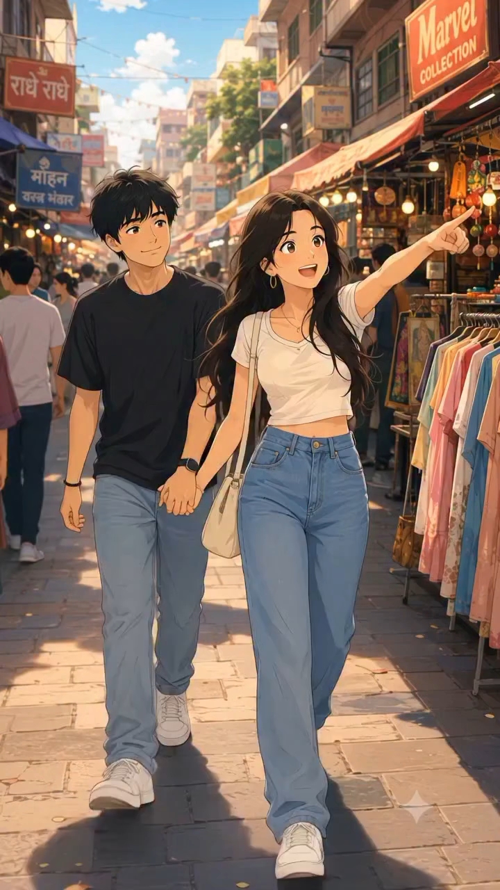 Couple enjoy