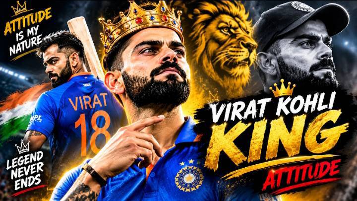 Attitude viral video # Virat Kohli King 👑# power of virat