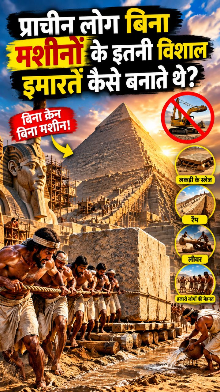 प्राचीन लोग बिना मशीनों के इतनी विशाल इमारतें कैसे बनाते थे?  | Ancient Engineering Mystery