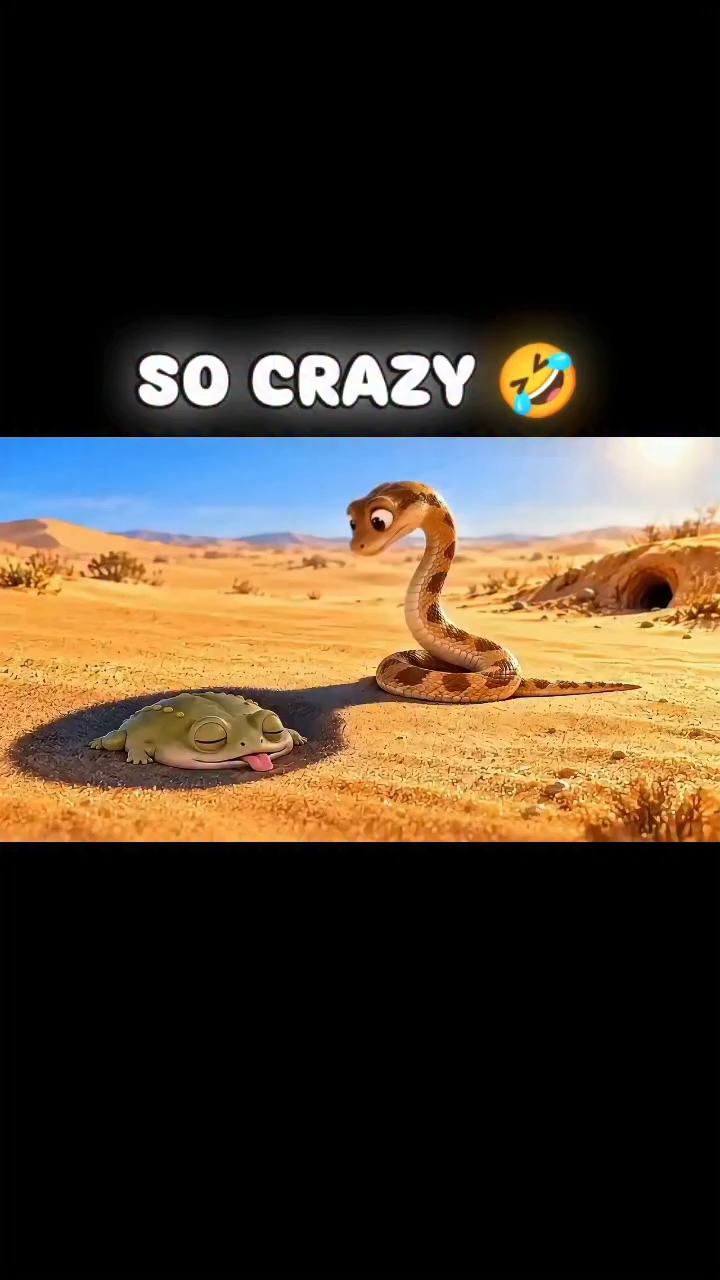 Funny moments cutty snake and frog enjoy shorts