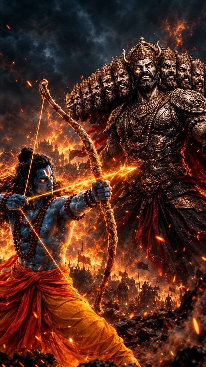 श्रीराम का रावण को अंतिम ज्ञान 🚩 अहंकार का अंत निश्चित है | Ram vs Ravan Motivation Speech 4K