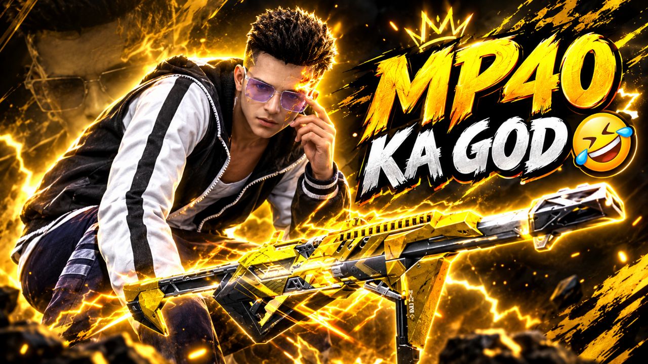 🔥 MP40 KA GOD 🤣👑 | जब MP40 बोलेगी, तो दुश्मन नहीं टिकेगा! 😈🔥 | FREE FIRE MAX 💛 @DESI SARKAR