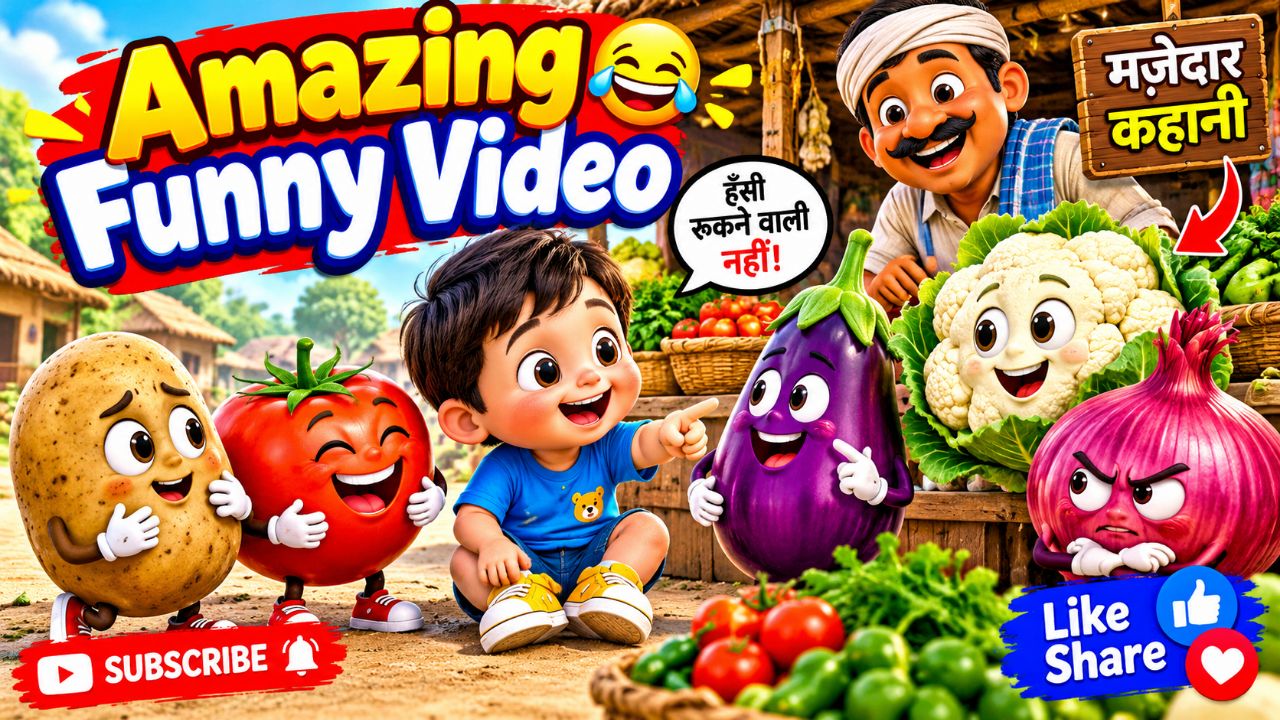 Amazing Funny Video 😂 | मजेदार वीडियो | AI Cartoon Shorts #shorts ID