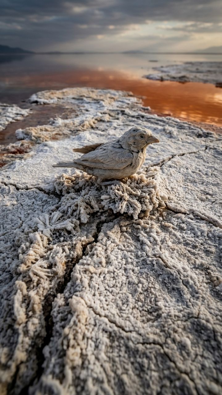 The Lake That Makes Animals Look Like Stone! 😱 #Shorts