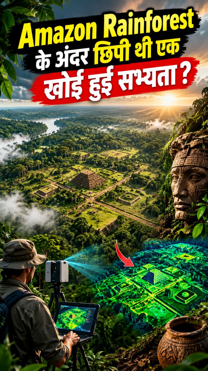 Amazon Rainforest के अंदर छिपी थी एक खोई हुई सभ्यता?  | रहस्यमयी Ancient Civilization
