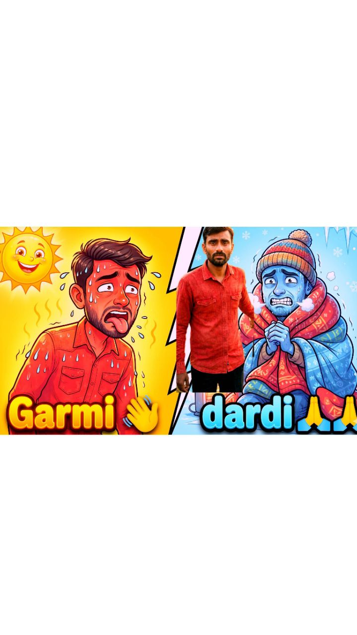 Garmi 👋 Sardi 🙏🙏 (finny video)#trending#Viralvideo#Foruou#shortfunny#publicpost@rakeshsah🚀🚀