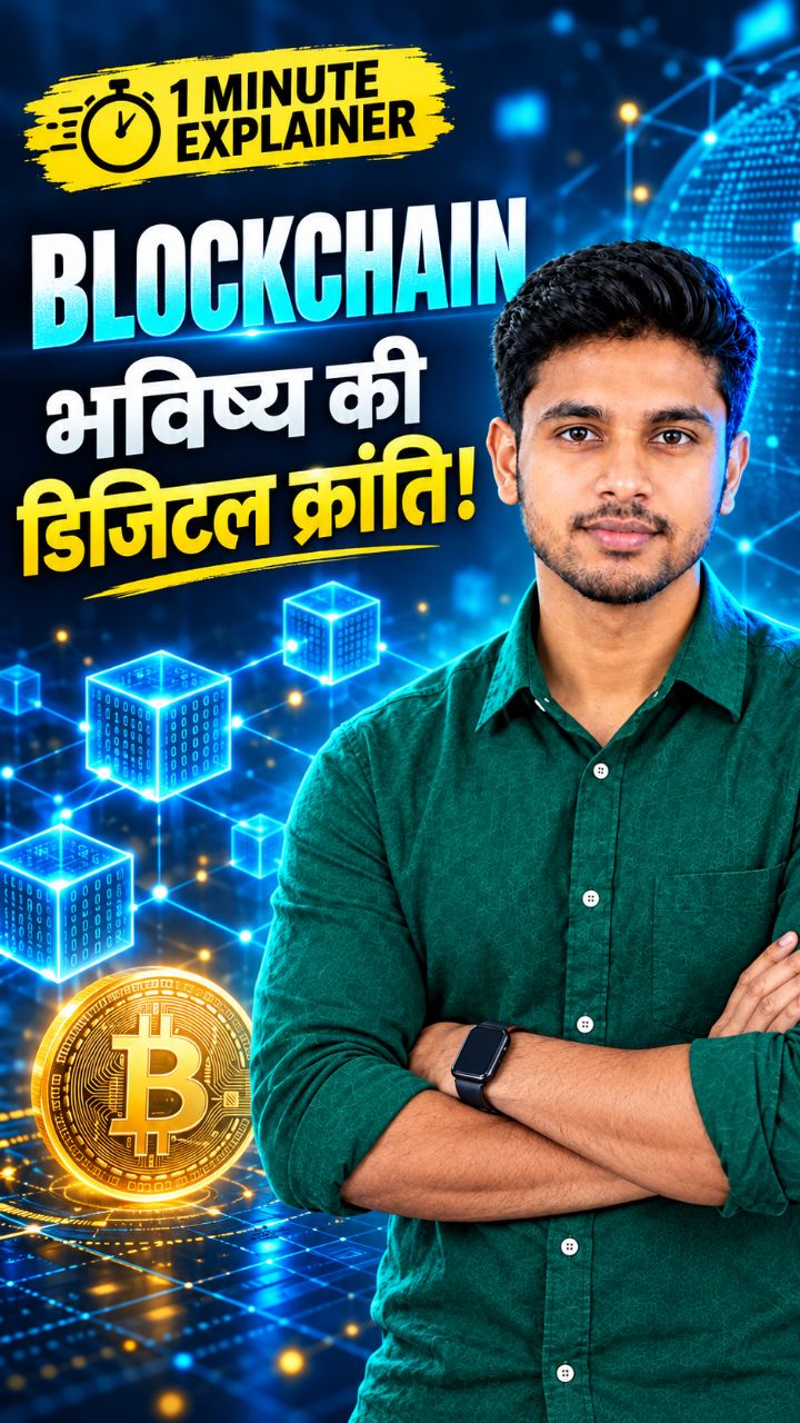 🎯 Title: Blockchain Technology – भविष्य की डिजिटल क्रांति! 🚀