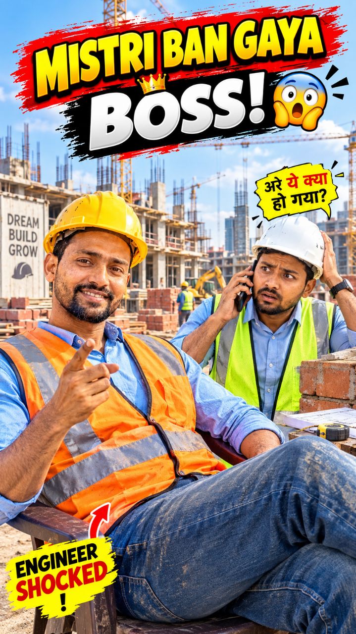 Mistri Ban Gaya Engineer Ka Boss! 🏗️🤣 Bada Twist Comedy