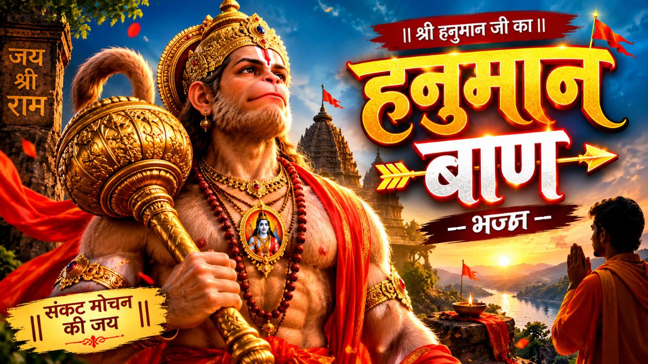 🚩 श्री हनुमान बाण भजन | जय श्री राम 🙏 | संकट मोचन हनुमान जी