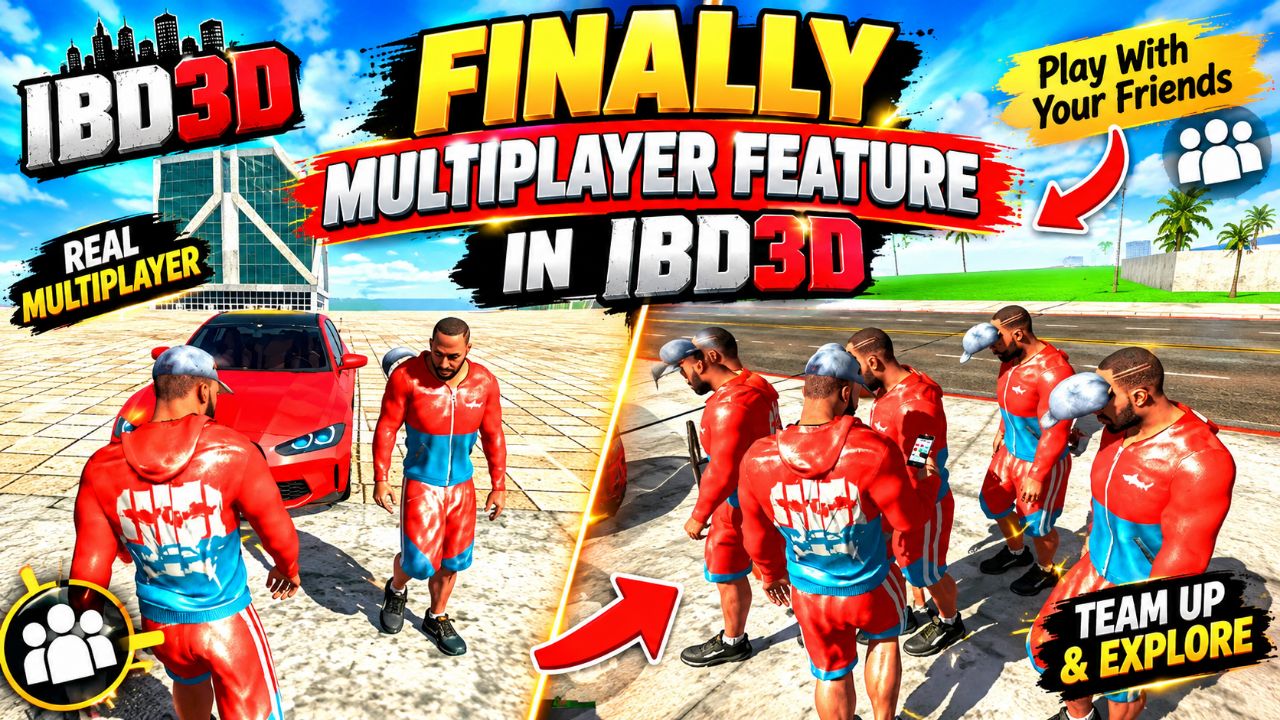 Finally New Multiplayer Feature💥 | New Multiplayer Mode in IBD3D | Wasee The Gamer #ibd3d #viral