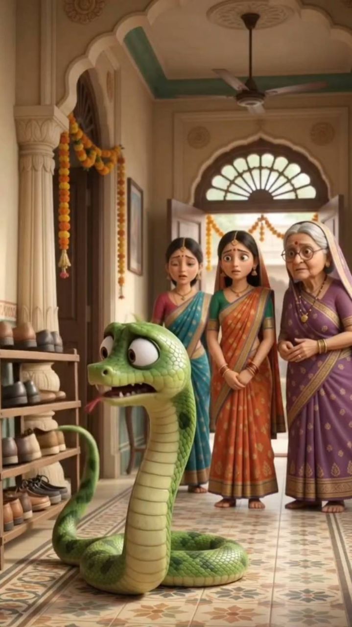 Jooton ke Rack mein Saanp! Sasu Maa aur Bahu ka bura haal 🤣🐍