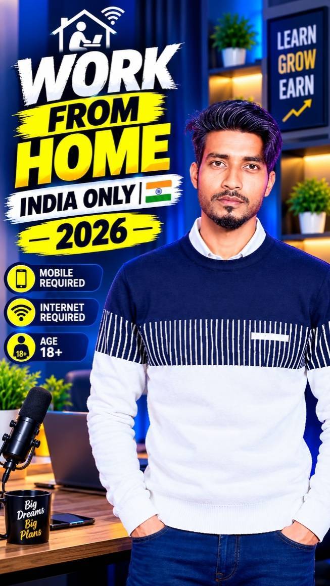 🇮🇳 Sirf Indian Logon Ke Liye Home Working Opportunity 2026 | Apply Now!#bideo
