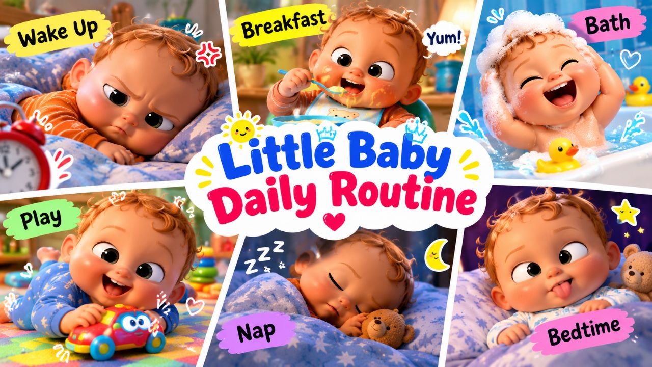 Baby Daily routine life....😁