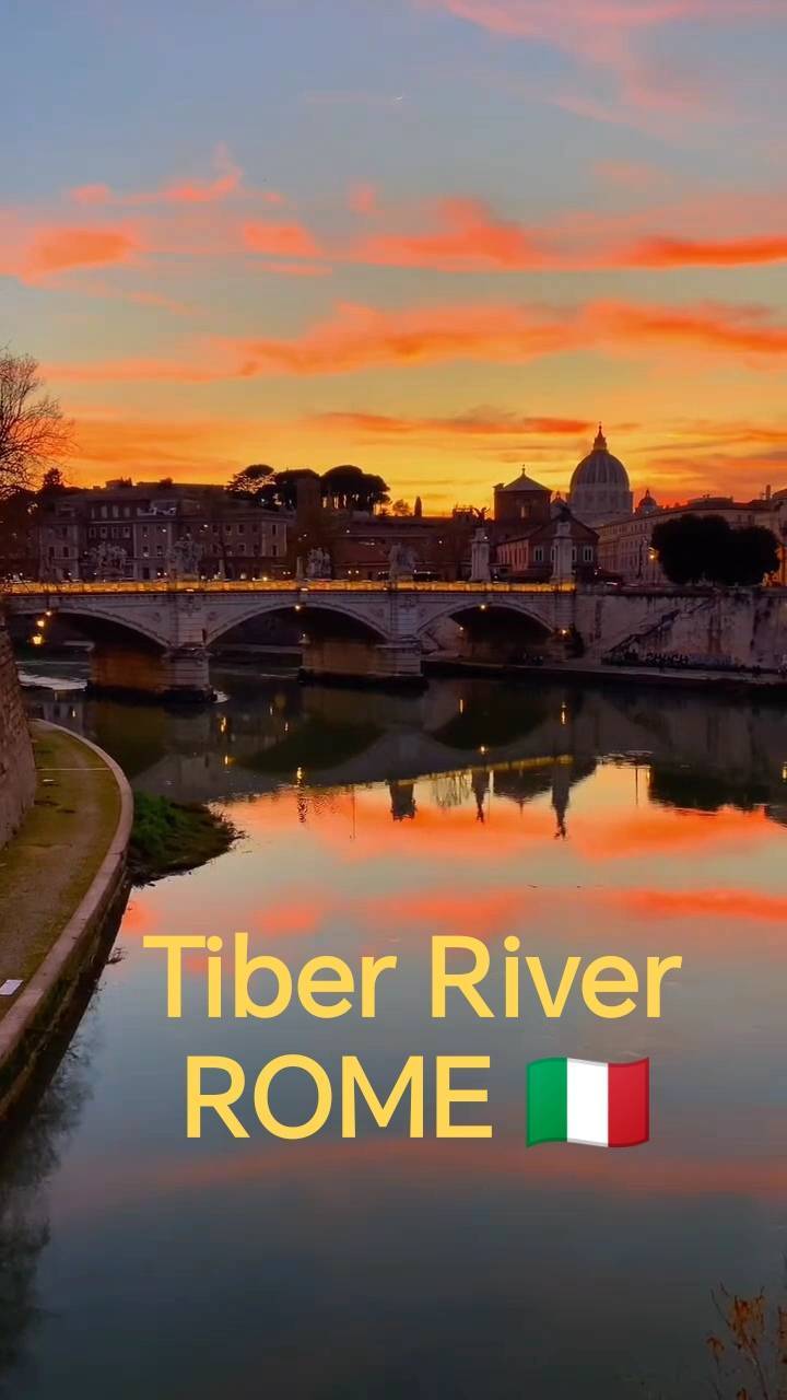 Tiber River ROME Italy 🇮🇹 #italian_bihari