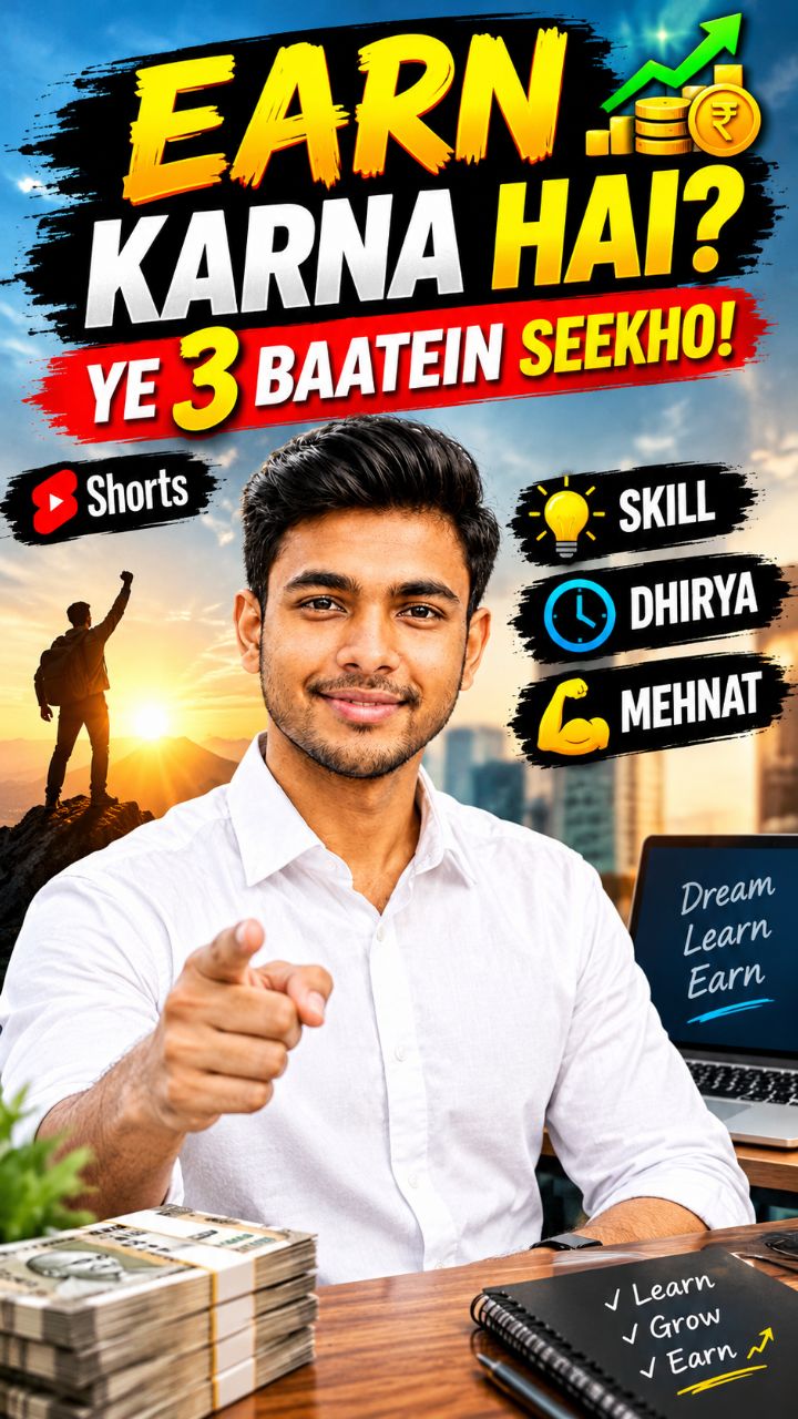 Paisa kamane ka sei tarika | earning motivational