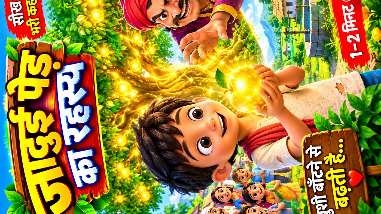 🌳 जादुई पेड़ का रहस्य 😱✨ | हिंदी 3D कार्टून कहानी