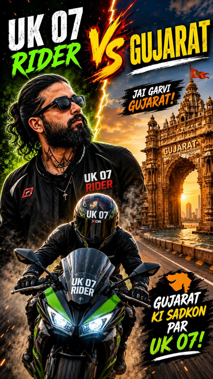 UK 07 Rider vs Gujarat #Shorts@Rider_2810