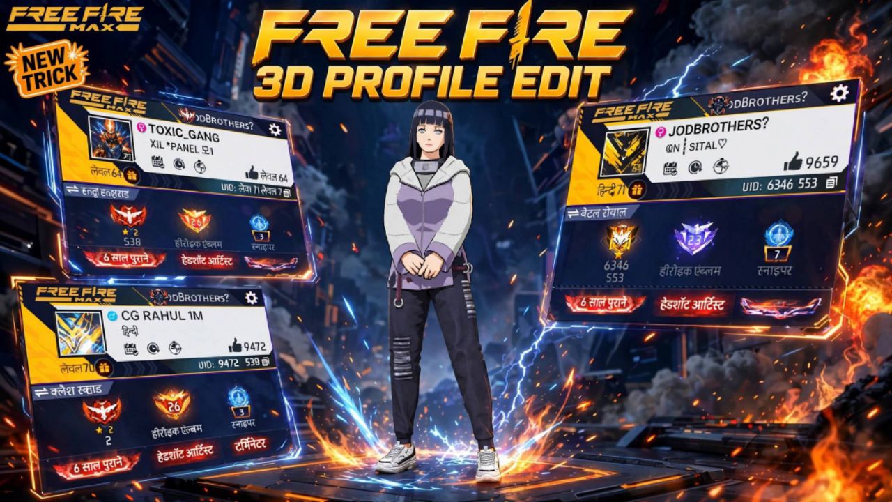 Free fire 3D profile editing tutorial | 💓 🌿🥺 #freefire #profile #shorts #trending