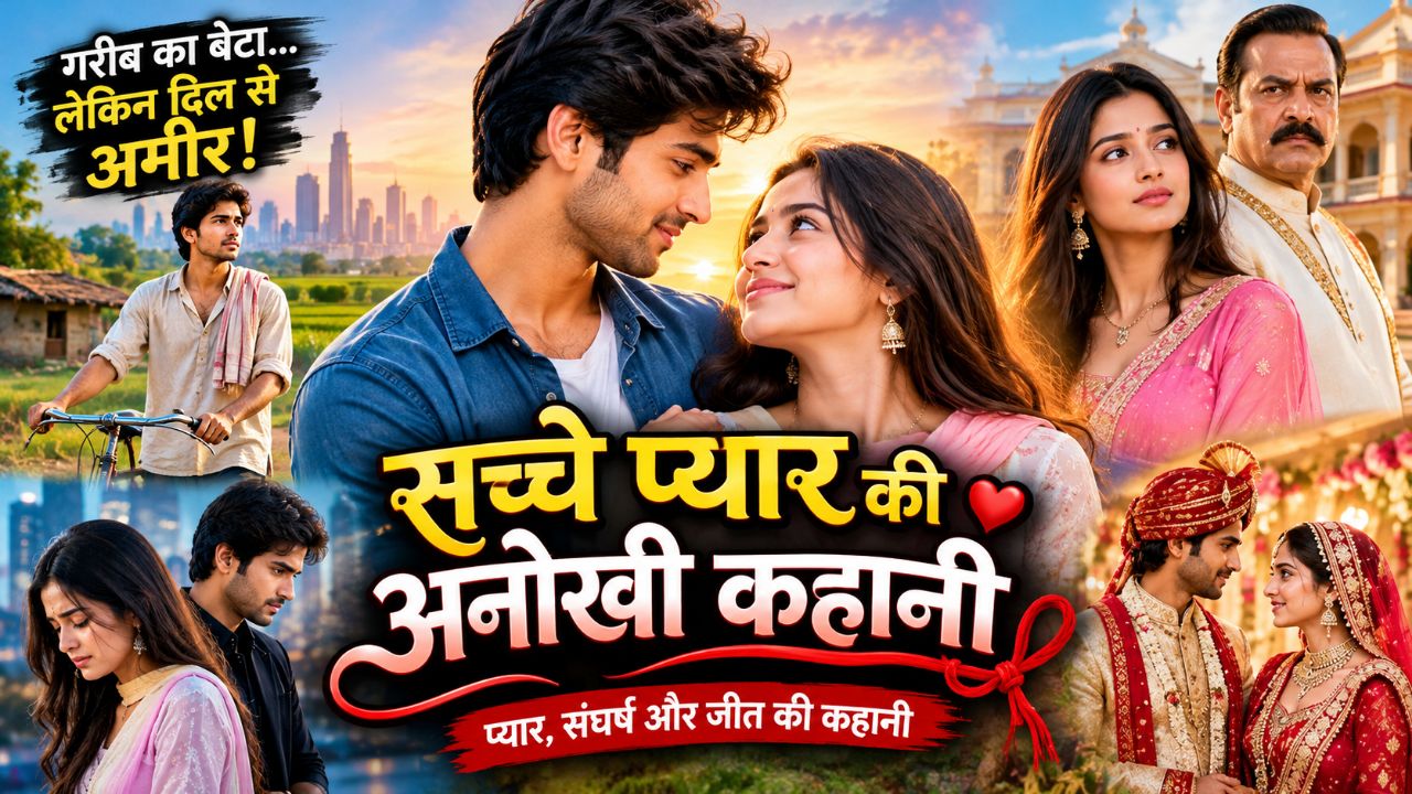 सच्चे प्यार की अनोखी कहानी ❤️ | गरीब लड़के और अमीर लड़की की प्रेम कहानी | Hindi Love Story