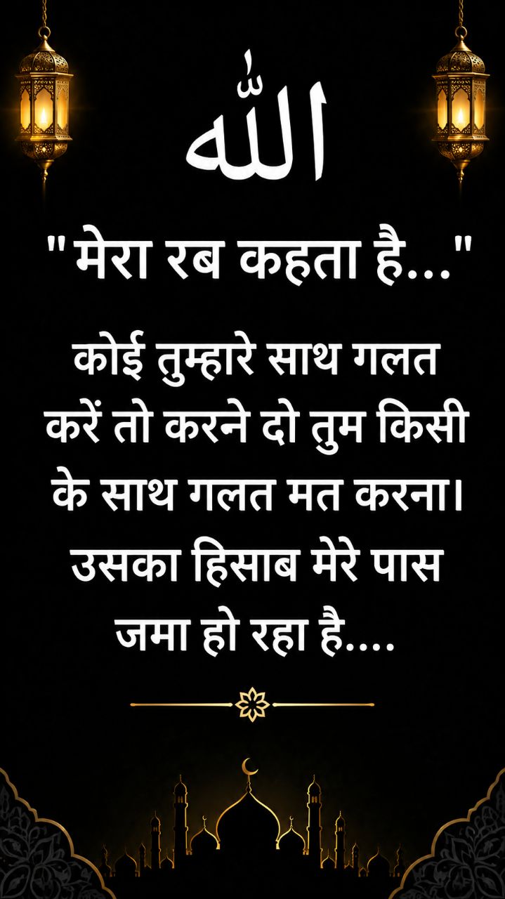 🥺 मेरा रब कहता है… किसी के साथ गलत मत करना 🤲❤️ | Allah Knows Everything #Shorts