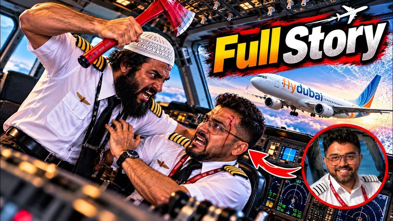 Fly Dubai की फ्लाइट में पायलट ही निकला हाईजैकर! 😱 भारतीय पायलट ने बचाई 174 यात्रीयो की जान बचाई