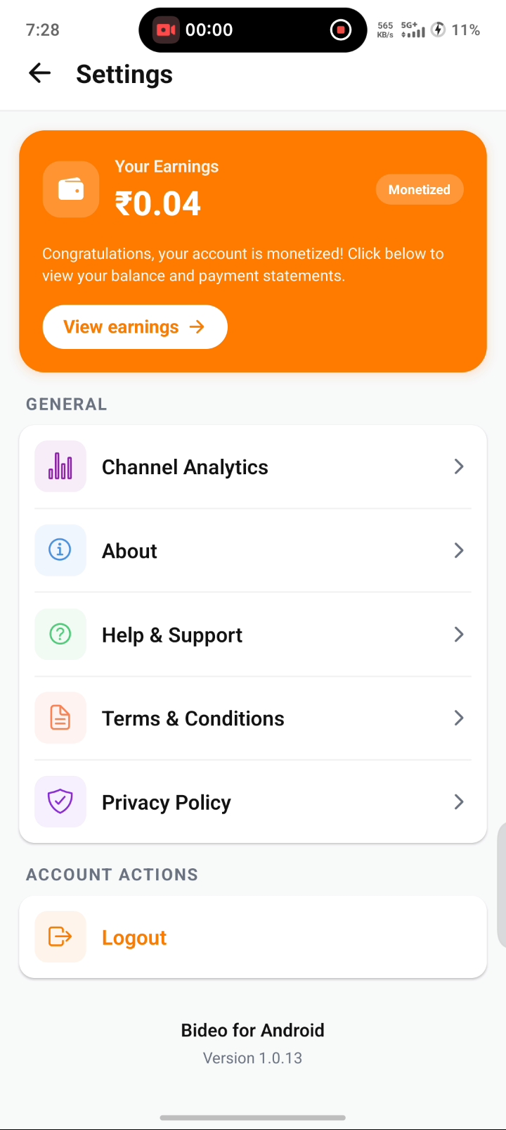 Finally mera channel monetize ho gya aur earning bhi start ho Gaya thank you bideo app ko