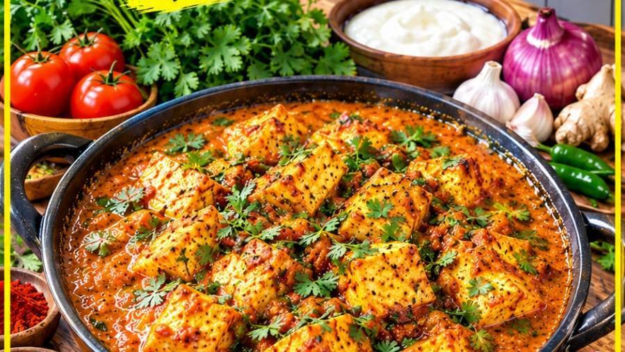 Dahi Paneer masala