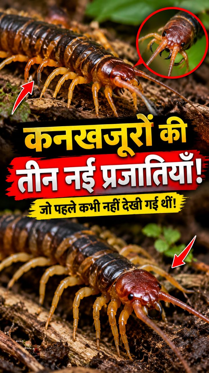 वैज्ञानिकों ने खोली कनखजूरे की अनदेखी दुनिया! #NatureFacts #AmazingIndia