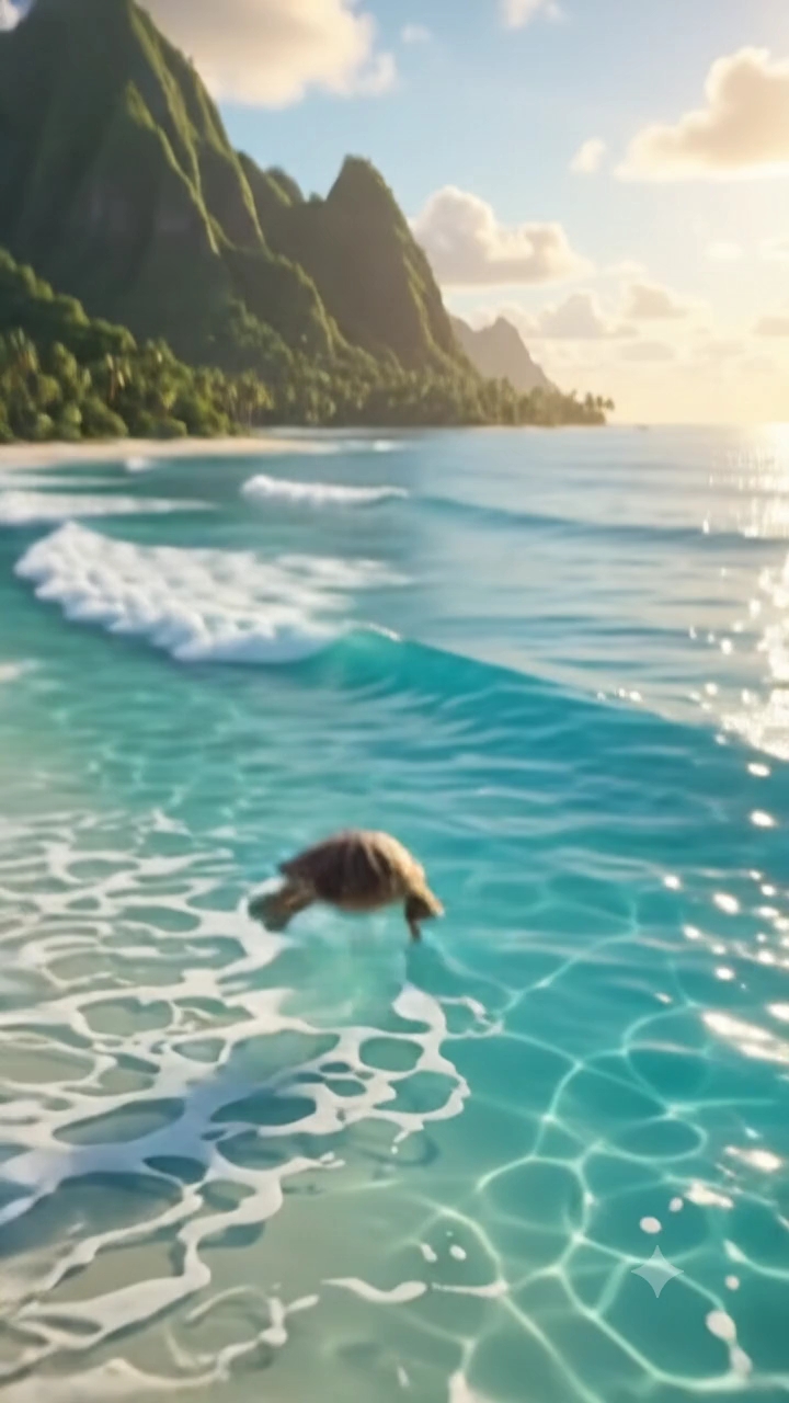 🌊 The Most Beautiful Ocean in the World! 🐬✨ #Shorts