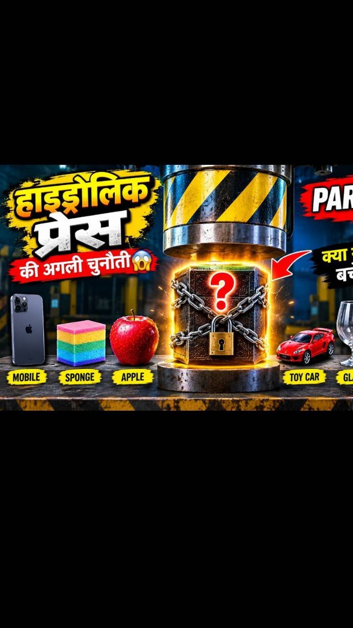 😱 Hydraulic Press Part 27 | क्या हाइड्रोलिक प्रेस इस चीज़ को तोड़ पाएगी? 🔥 #Sho#viral#shorts#video