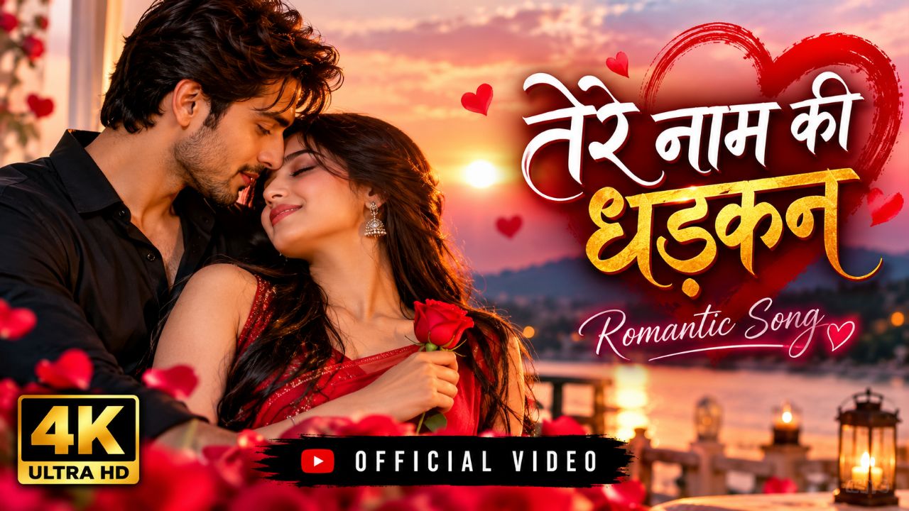 तेरे नाम की धड़कन ❤️ | New Hindi Romantic Love Song 2026 | Heart Touching Love Song