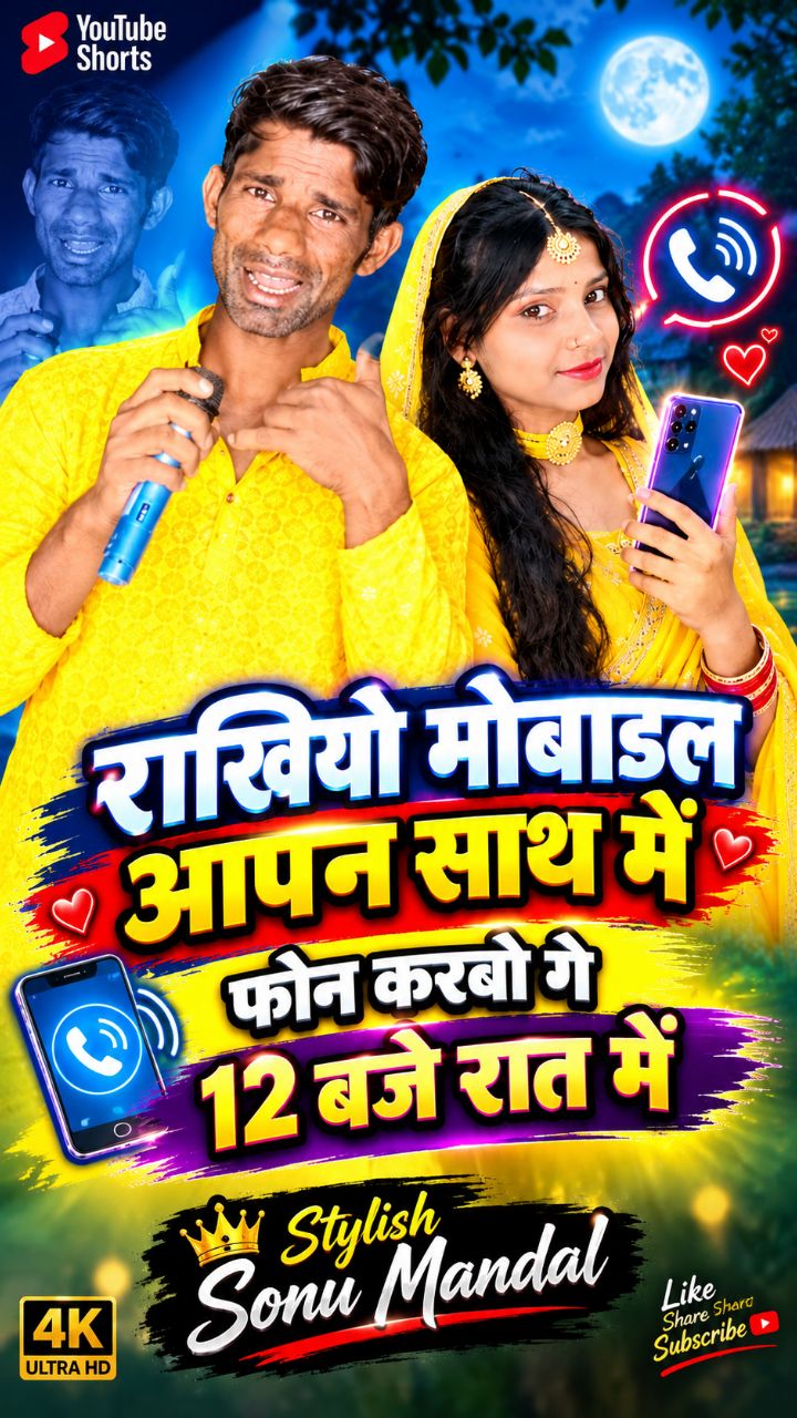 🔥 राखियो मोबाइल आपन साथ में 📱❤️ | फोन करबो गे 12 बजे रात में 🌙😍 |