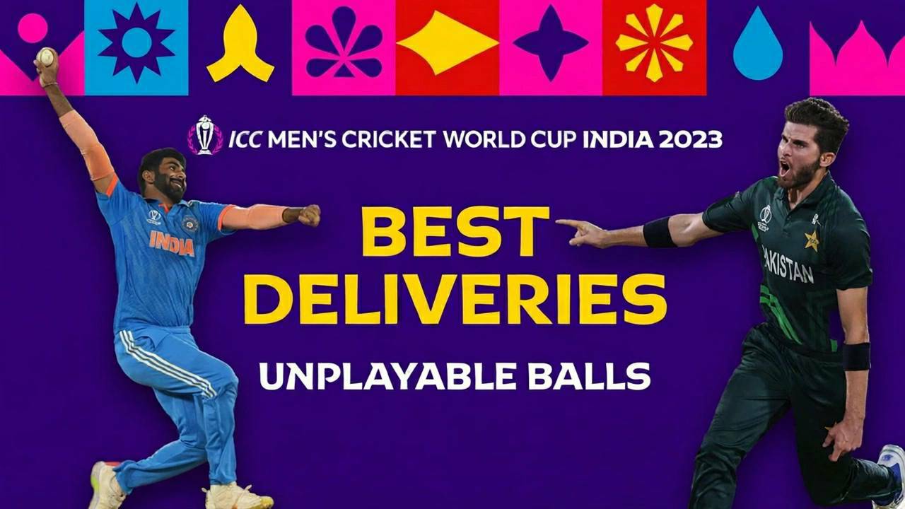 Best deliveries from ICC cricket world cup 2023